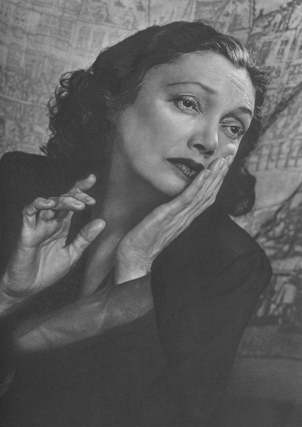 Catherine Cornell by Yousuf Karsh, 1947