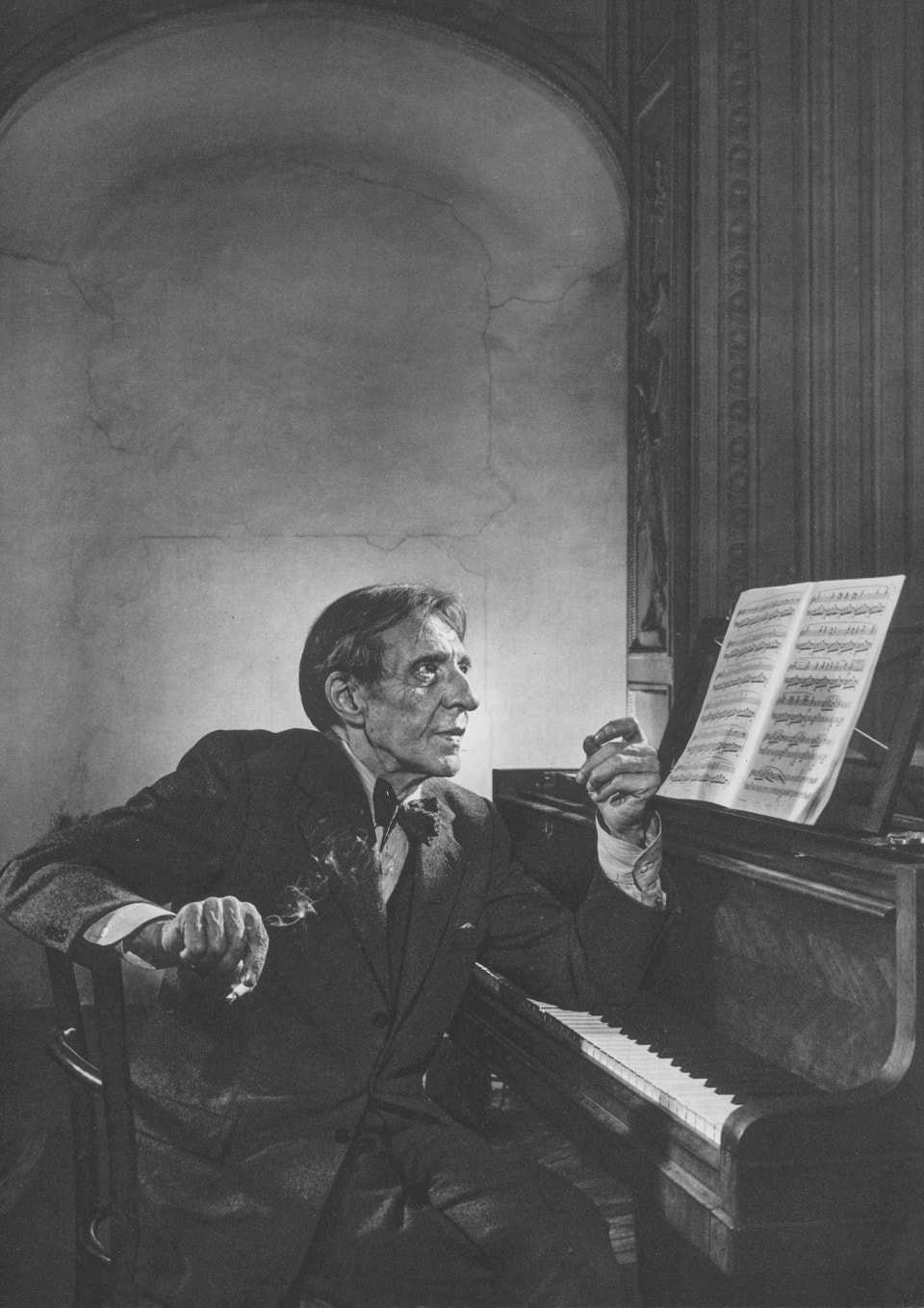 Alfred Cortot by Yousuf Karsh, 1954