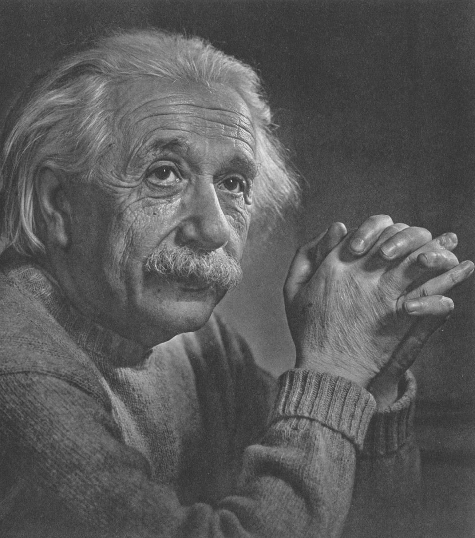 Albert Einstein by Yousuf Karsh, 1948