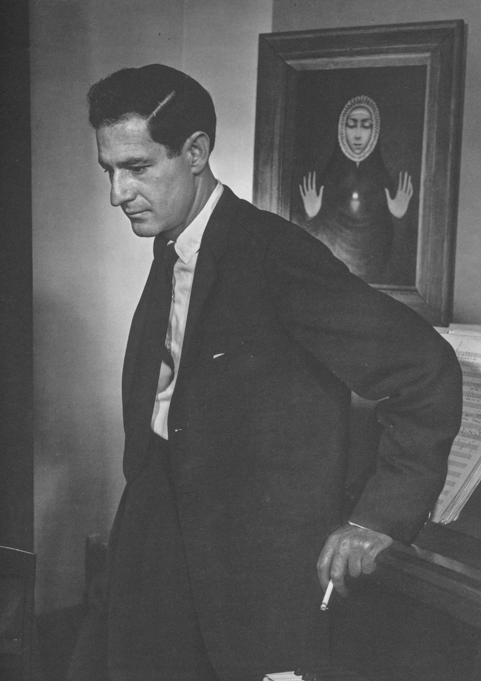 Gian Carlo Menotti by Yousuf Karsh, 1956
