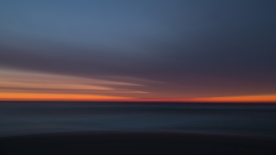 blurry impressionistic seascape by Johan Pieters