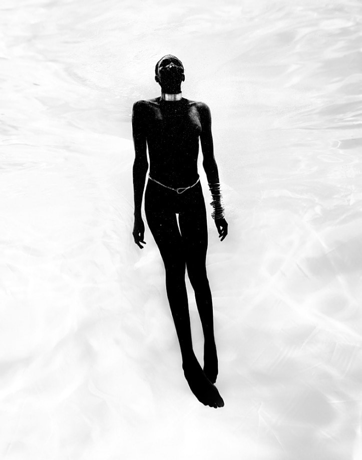 underwater black and white fine art nude by michael david adams
