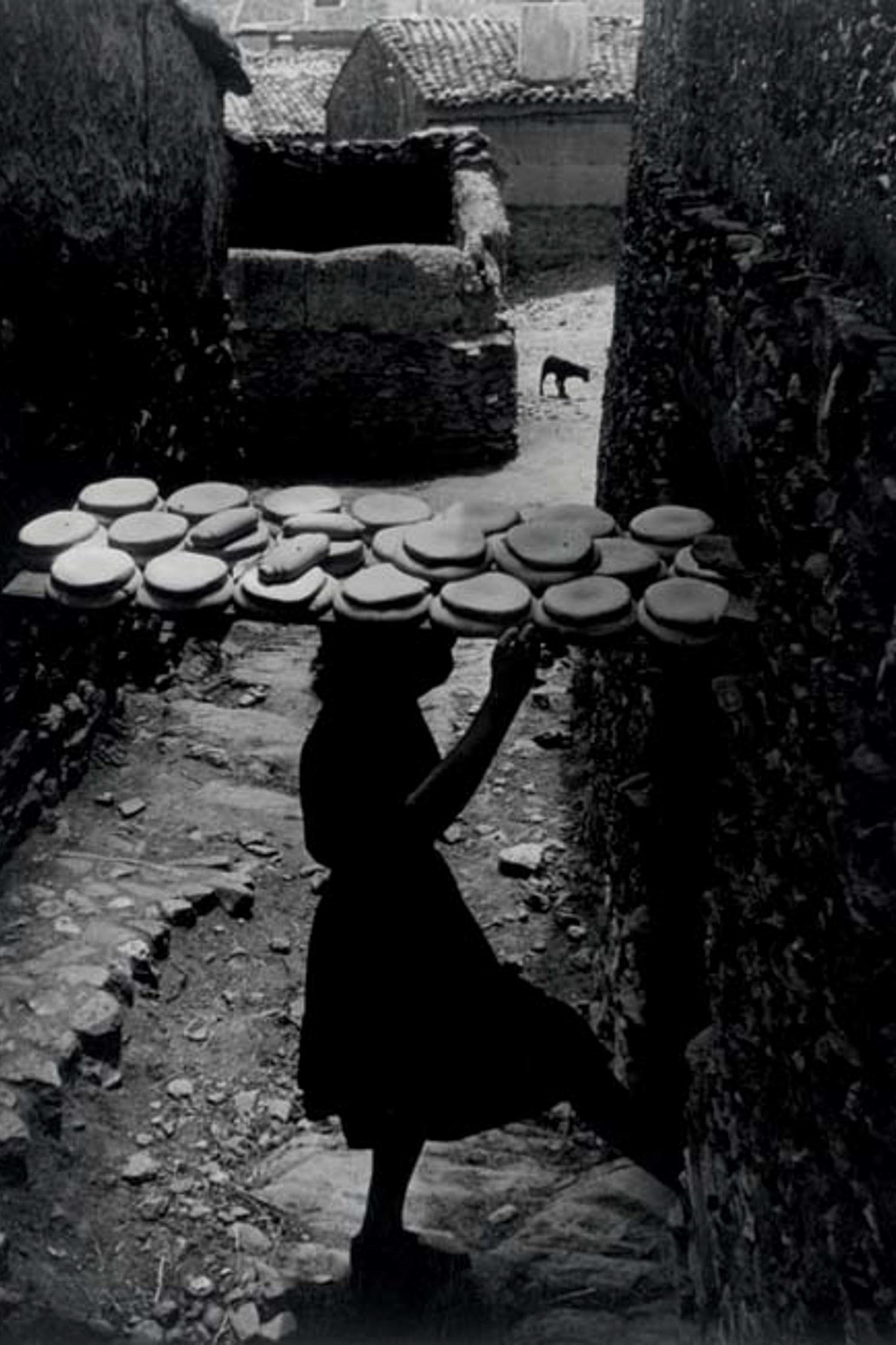 W. Eugene Smith. Woman with Bread, Spanish Village, 1951